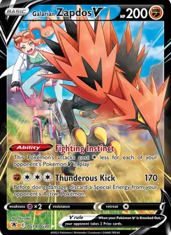 Zapdos de Galar V