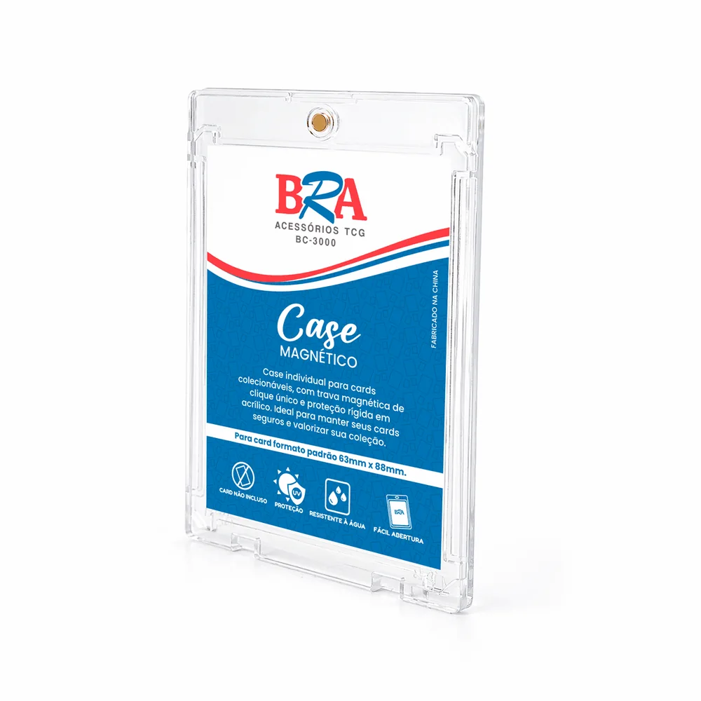 Case magnético 4mm para carta individual